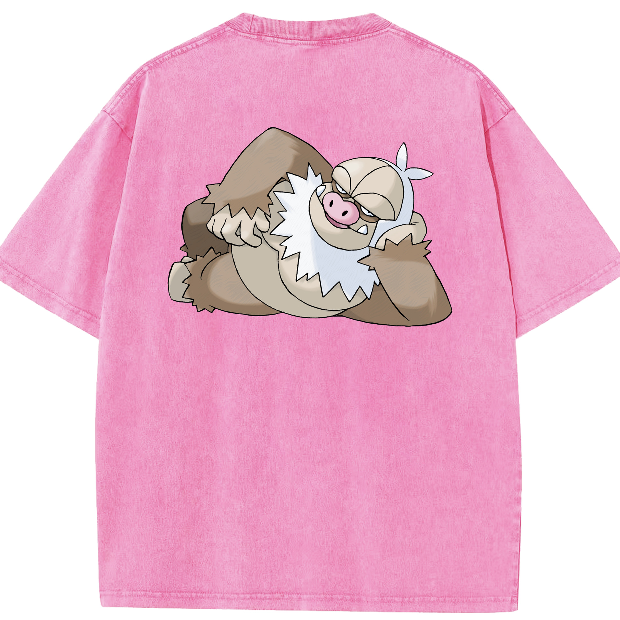 （画像用） ポケットモンスター Pokémon 綿100% ヴィンテージ風 半袖Tシャツ（背面プリント）
